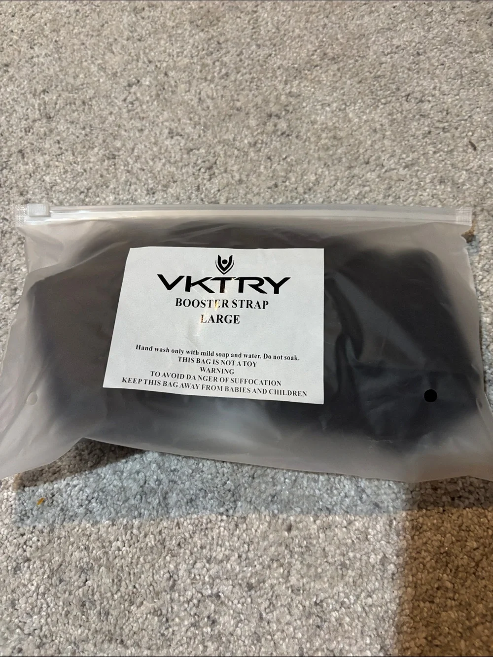 Vktry Ankle Booster Straps - Black & Yellow, sz L